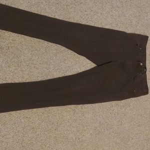 H&M dark olive jeans